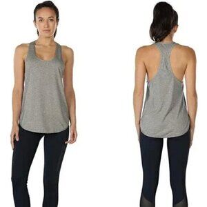 ICYZONE Gray Loose Fit Racerback Workout Tank - Size Small
